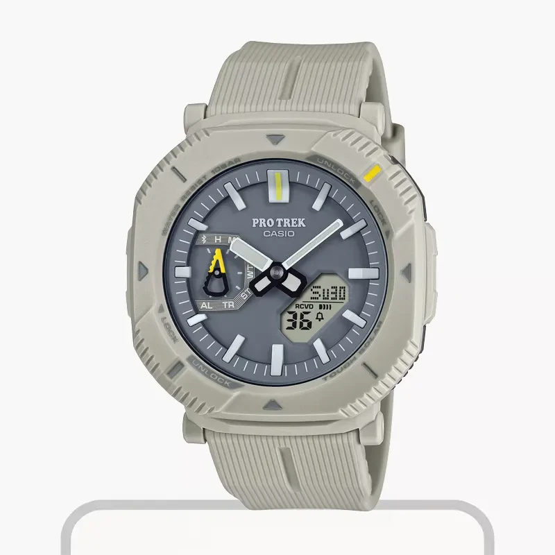 Casio Pro Trek Tough Solar Bluetooth Grey Men's Watch- PRJ-B001-7